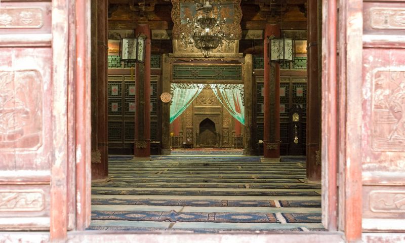 Prayer Room at The Great Mosque of Xi'an