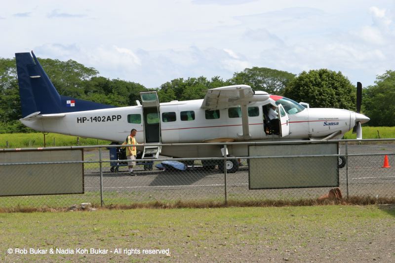 Our Plane Back to San Jose at Tamarindo Airport
