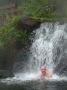 Rob under the Hot Spring Water Fall