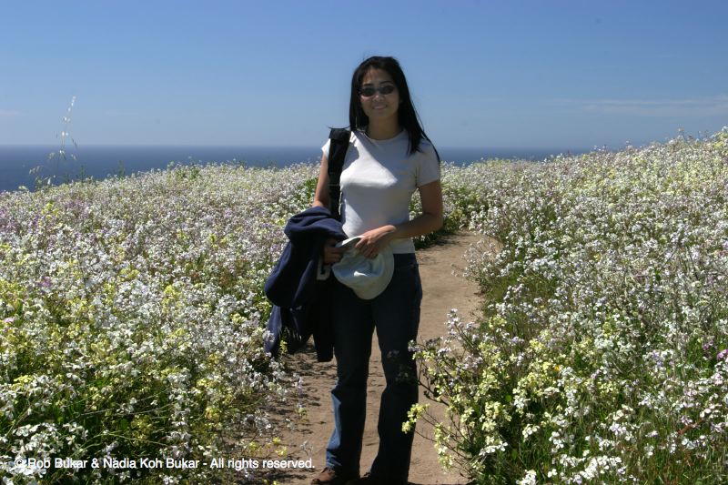 Nadia on Hiking Trail