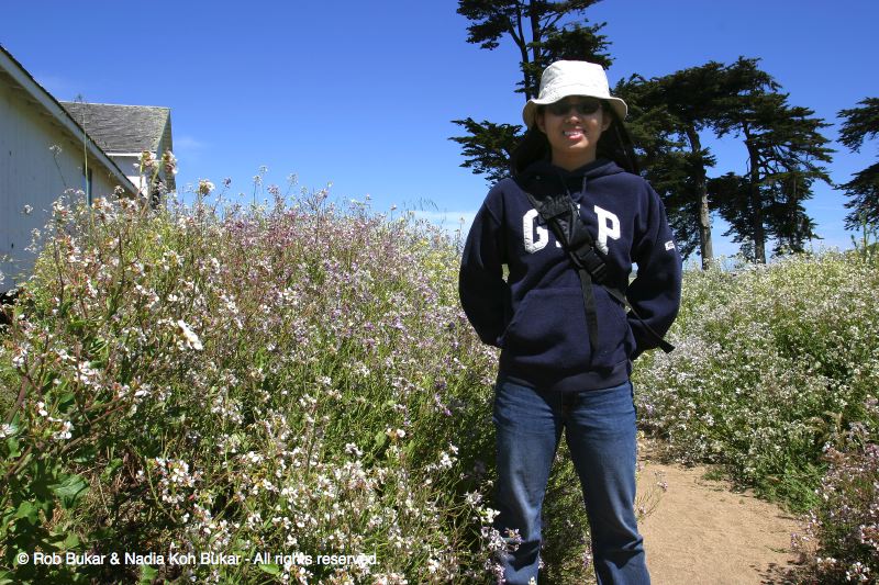 Nadia at Start of Hike